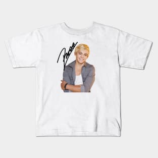 Ross Lynch R5 Austin Moon autograph signed signature Kids T-Shirt